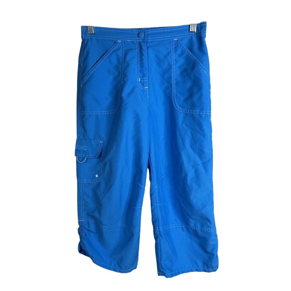 L.L. Bean - Girl’s Cargo Adjustable Hem/ Lightweight Pants - Blue - Size 12